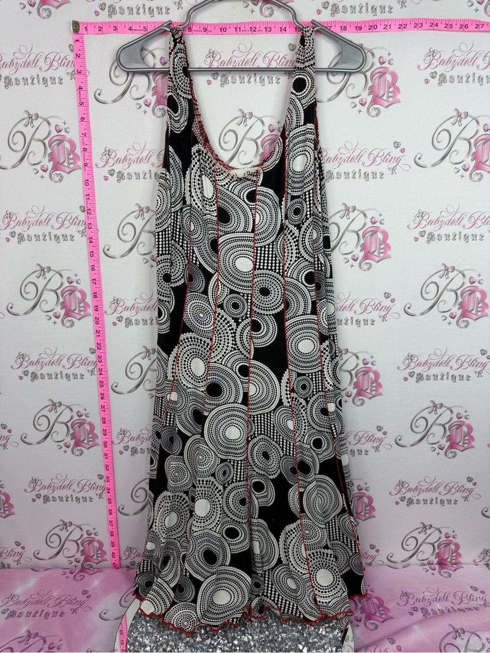 Joseph Ribkoff Black and White Geometric Maxi Dress